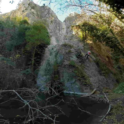 Barranquismo en el Barranco del Soler (Alcoy, Alicante)