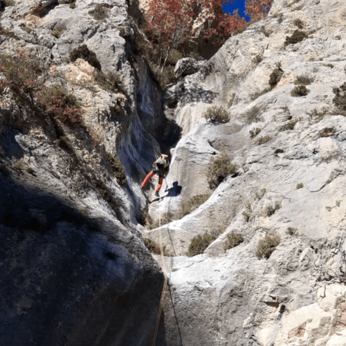 Barranquismo en el Barranco del Teular – Sierra de Serrella (Alicante)